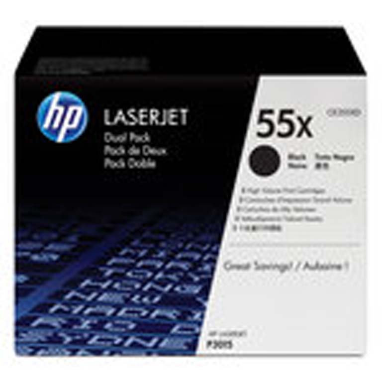 TONER HP CE255XD NEGRO PACK 2