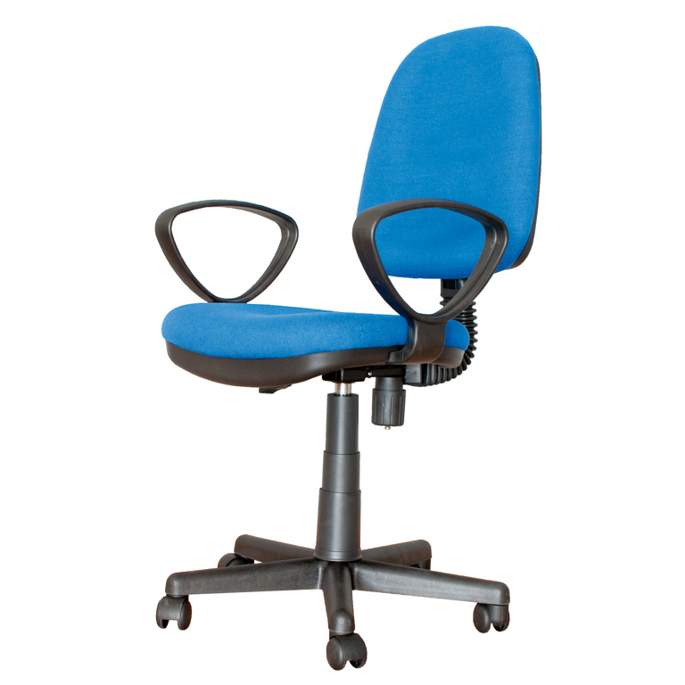 SILLA OFICINA MAKROPAPER GIRO PLUS COLOR AZUL
