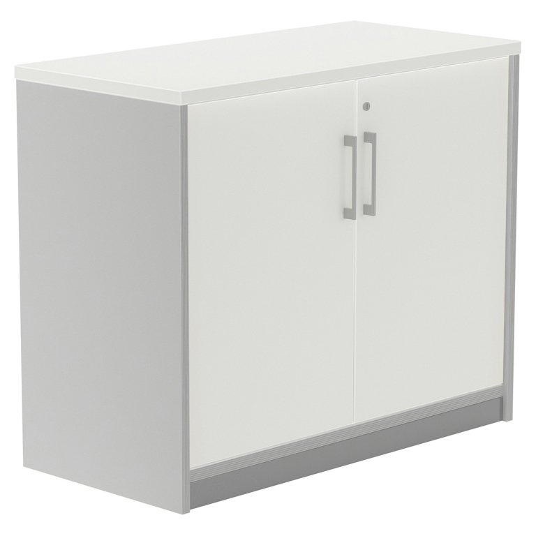 ARMARIO BAJO CON PUERTAS ROCADA DE MELAMINA 780X450X900 MM HAYA/BLANCO
