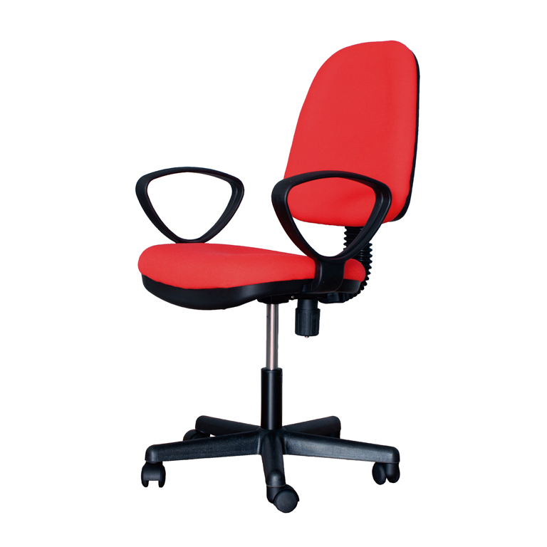 SILLA OFICINA MAKROPAPER GIRO PLUS COLOR ROJO
