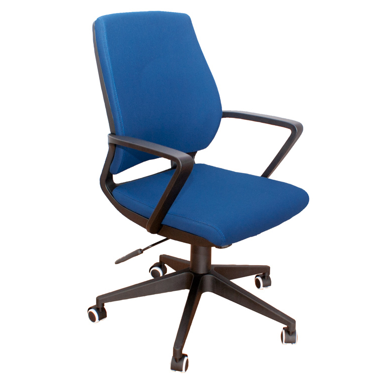 SILLA OFICINA MAKROPAPER GIRO CONFORT COLOR AZUL
