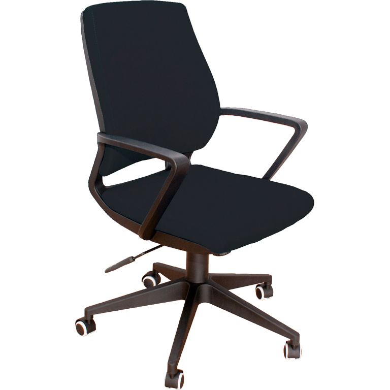 SILLA OFICINA MAKROPAPER GIRO CONFORT COLOR NEGRO
