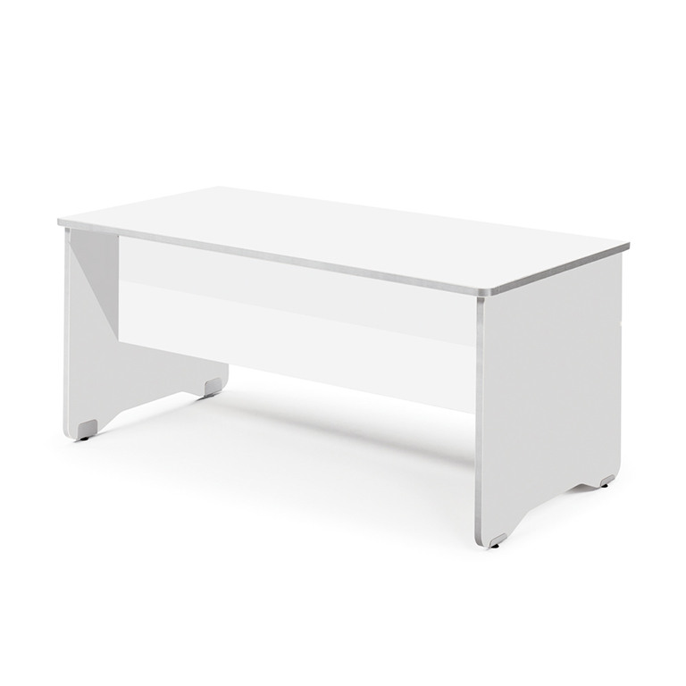 MESA ROCADA LÍNEA WORK 140X80CM BLANCO COLOR BLANCO
