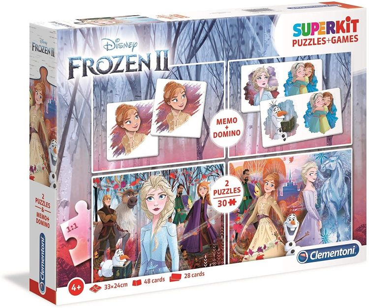 PUZZLE 2X30 PIEZAS SUPERKIT FROZEN