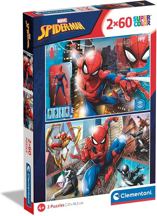 PUZZLE 2X60 PIEZAS SPIDERMAN