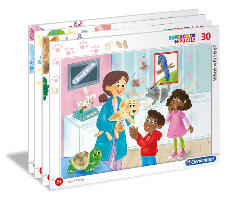 PUZZLE 30 PIEZAS FRAME PROFESIONES