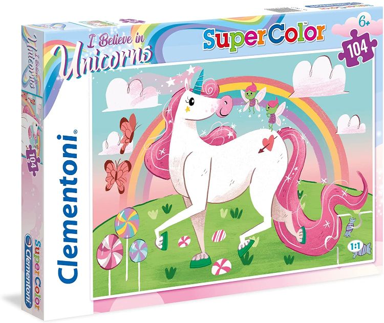 PUZZLE 104 PIEZAS UNICORNIOS