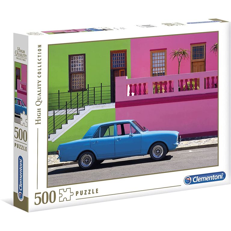 PUZZLE 500 PIEZAS COCHE AZUL