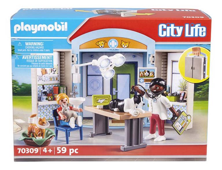 PLAYMOBIL COFRE CLINICA VETERIN 70309