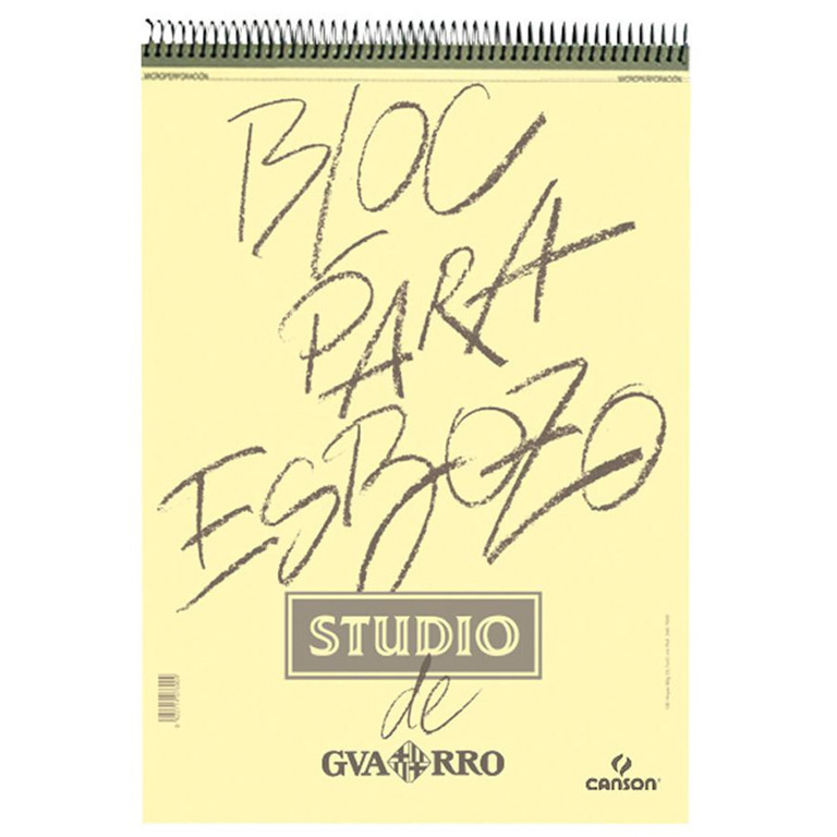 BLOC DE DIBUJO CANSON GUARRO ESBOZO A3 297X420 MM ESPIRAL 100 HOJAS 90 GRAMOS