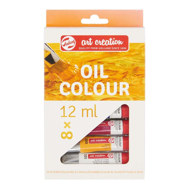 ESTUCHE TALENS OLEO 8 COLORES 12ML