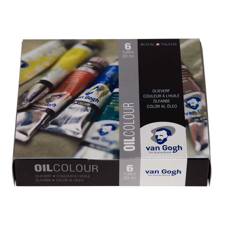 SET DE INICIACIÓN DE PINTURAS AL ÓLEO VAN GOGH CON 6 COLORES EN TUBOS DE 20 ML