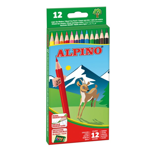 LAPICERO DE COLORES ALPINO 12 COLORES