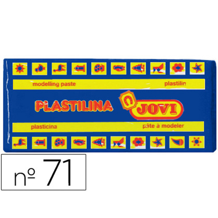 PLASTILINA JOVI MEDIANA 150 GRAMOS COLOR AZUL OSCURO