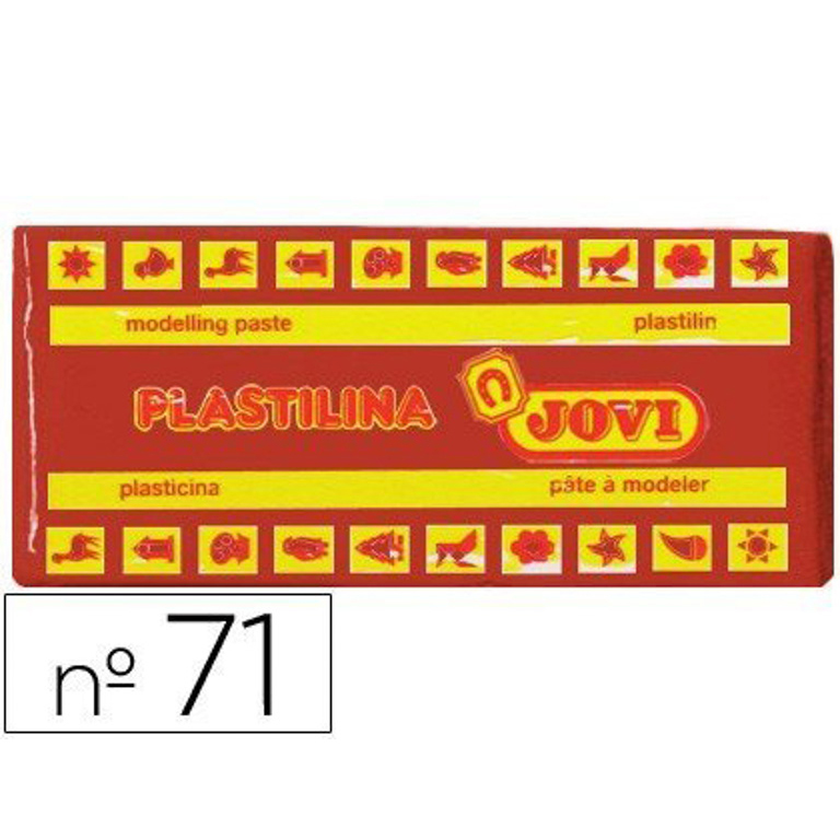 PLASTILINA JOVI MEDIANA 150 GRAMOS COLOR MARRÓN