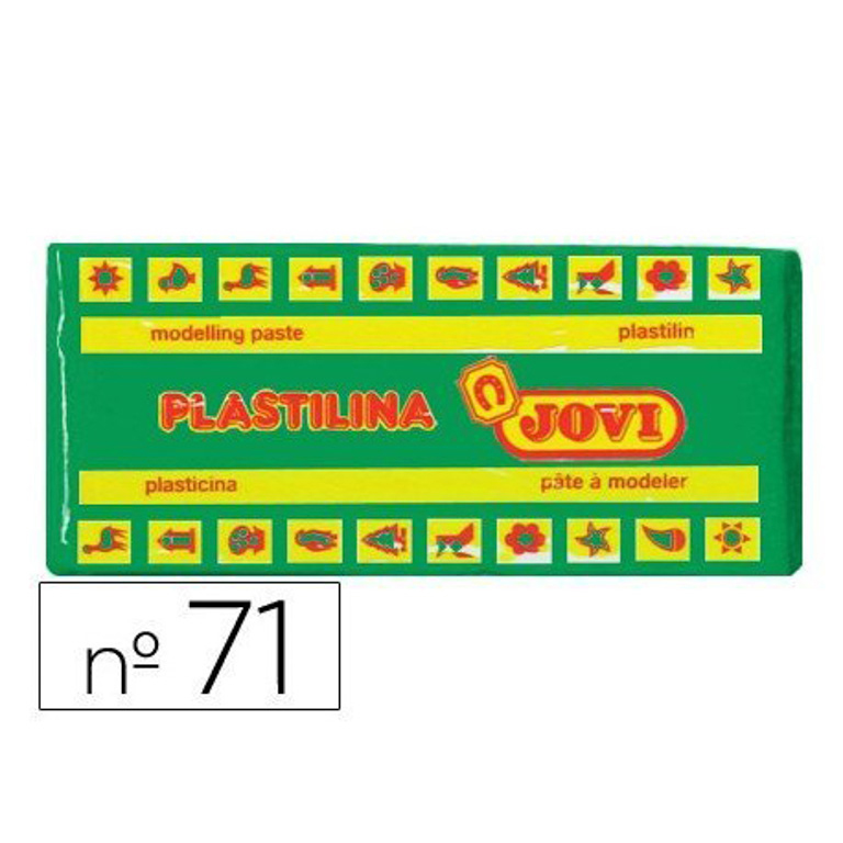 PLASTILINA JOVI MEDIANA 150 GRAMOS COLOR VERDE CLARO