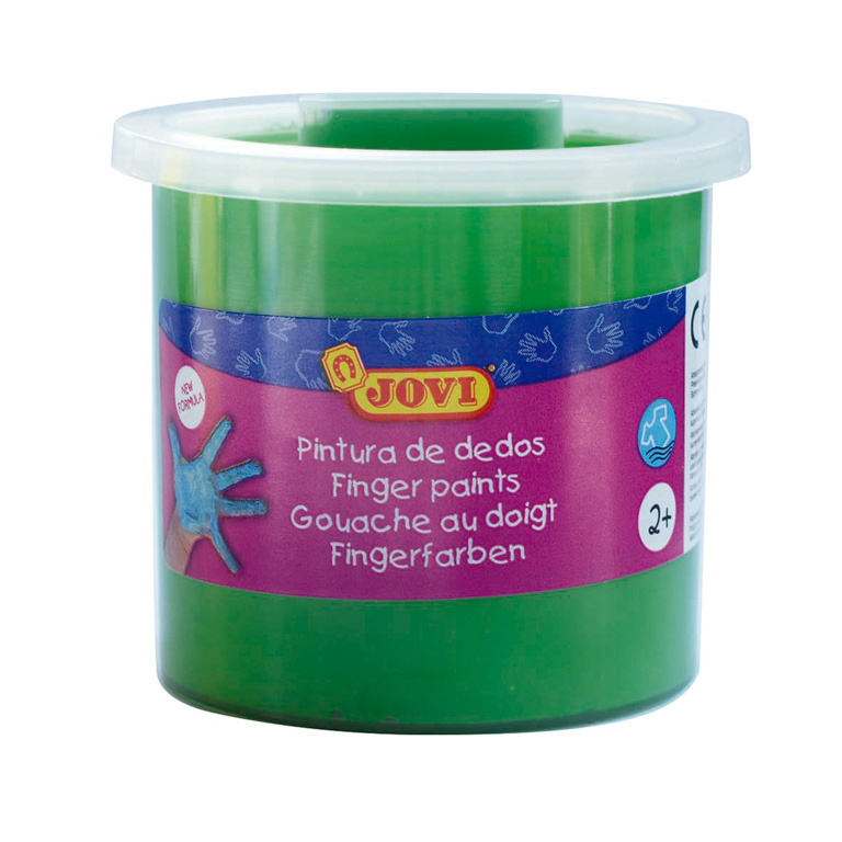 PINTURA DE DEDOS JOVI BOTE 125ML COLOR VERDE