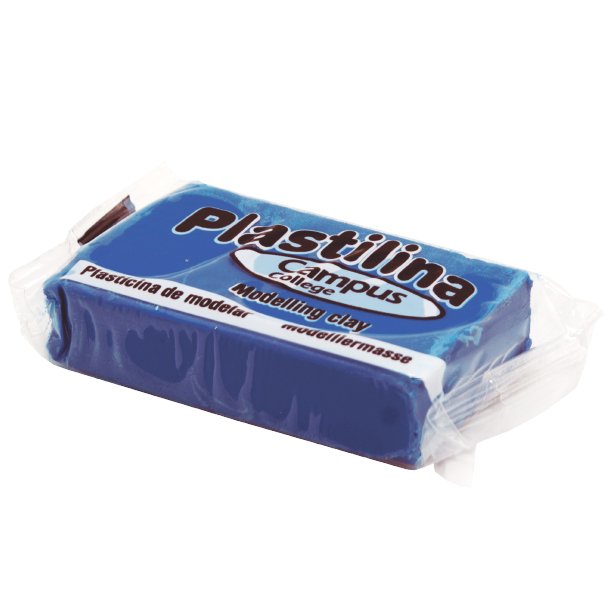 PLASTILINA CAMPUS COLLEGE PEQUEÑA 60 GRAMOS COLOR AZUL OSCURO