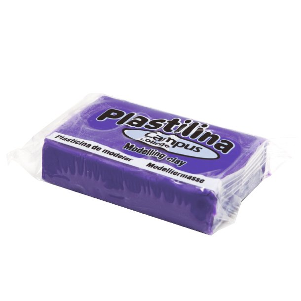 PLASTILINA CAMPUS COLLEGE PEQUEÑA 60 GRAMOS COLOR VIOLETA