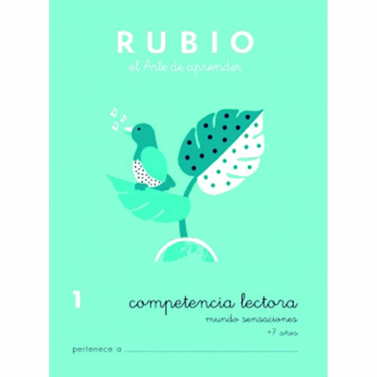 CUADERNO RUBIO COMPETENCIA LECTORA 1 MUNDO SENSACIONES A4