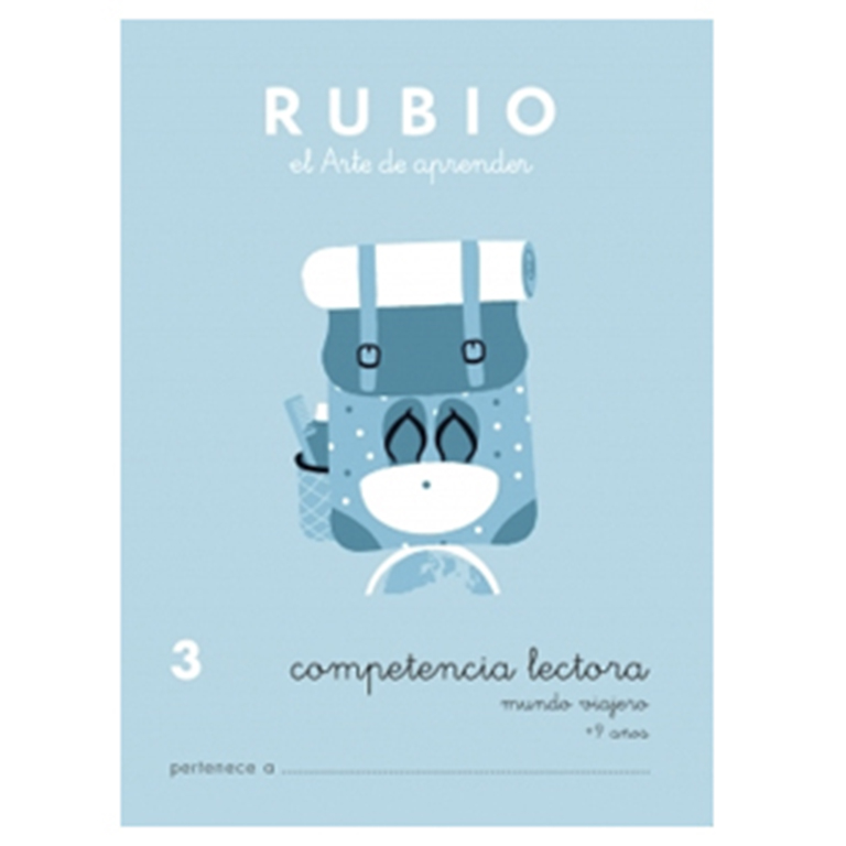 CUADERNO RUBIO COMPETENCIA LECTORA 3 MUNDO VIAJE A4