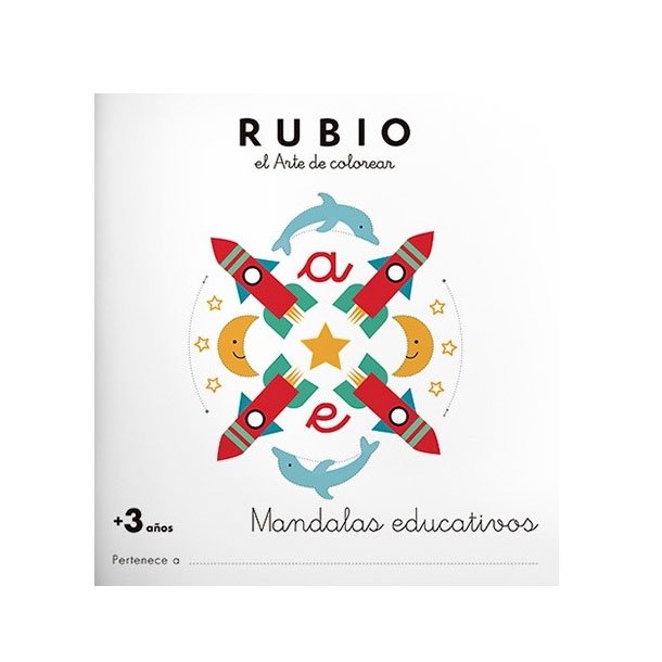 CUADERNO RUBIO MANDALA +3 AÑOS A4