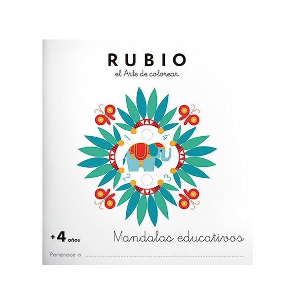 CUADERNO RUBIO MANDALA +4 AÑOS A4