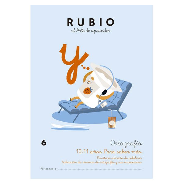 CUADERNO RUBIO ORTOGRAFÍA 6 A4