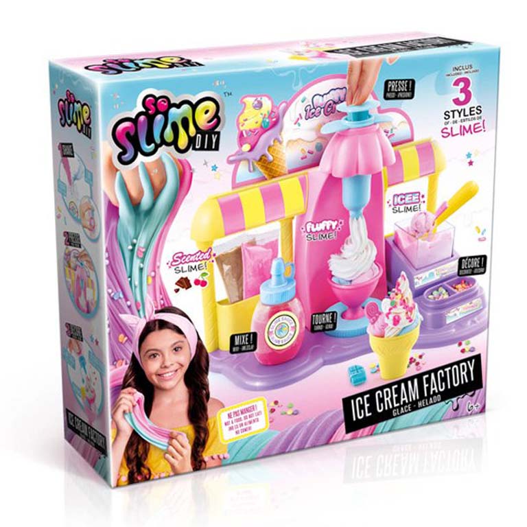 SET DE MANUALIDADES SLIME FÁBRICA HELADO