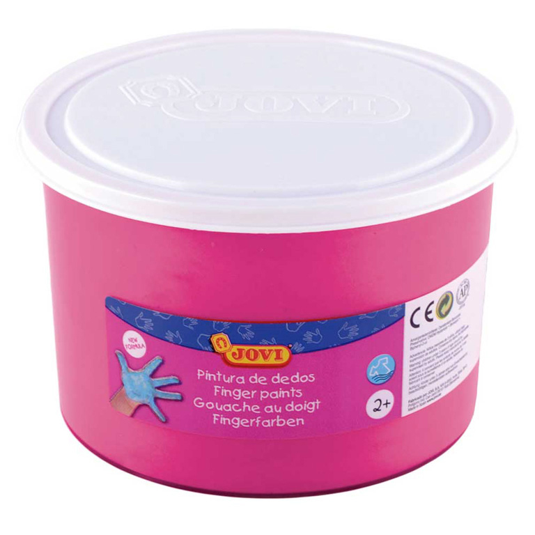 PINTURA DE DEDOS BOTE JOVI 500ML COLOR MAGENTA