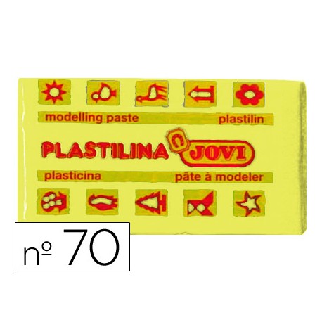 PLASTILINA JOVI PEQUEÑA 50 GRAMOS COLOR AMARILLA