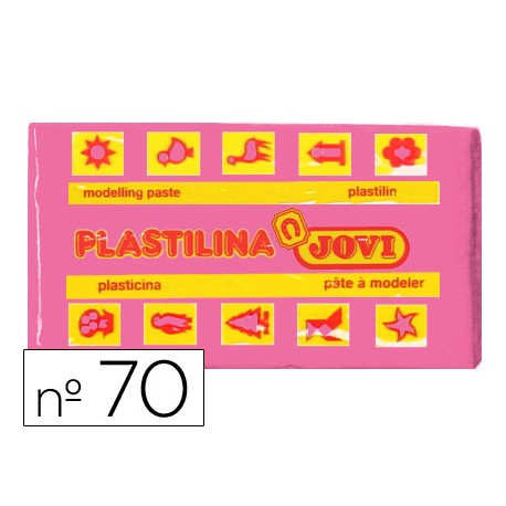 PLASTILINA JOVI PEQUEÑA 50 GRAMOS COLOR ROSA