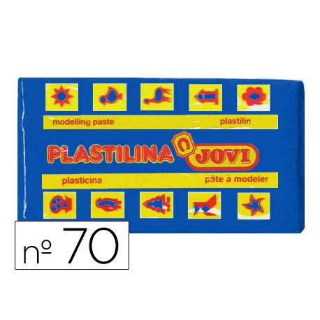 PLASTILINA JOVI PEQUEÑA 50 GRAMOS COLOR AZUL OSCURO