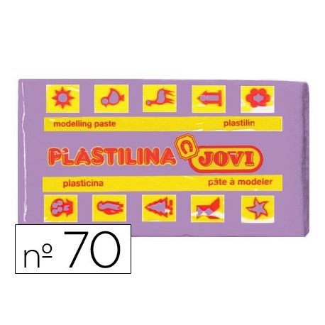 PLASTILINA JOVI PEQUEÑA 50 GRAMOS COLOR LILA