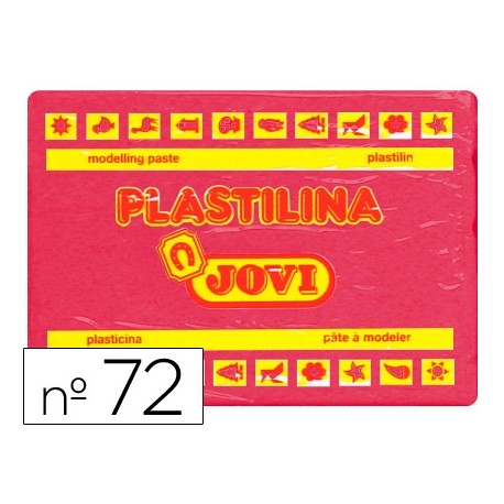 PLASTILINA GRANDE JOVI 350 GRAMOS COLOR RUBÍ