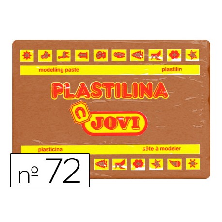 PLASTILINA JOVI GRANDE 350 GRAMOS COLOR MARRÓN