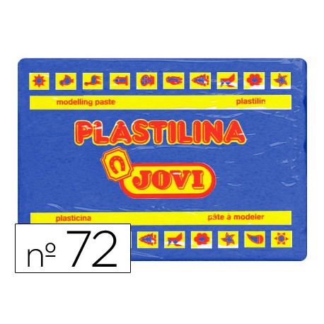 PLASTILINA JOVI GRANDE 350 GRAMOS COLOR AZUL OSCURO