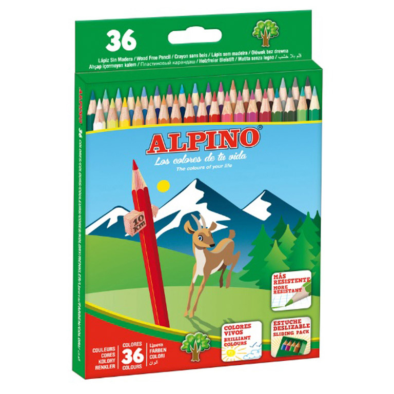 LAPICERO DE COLORES ALPINO 36 COLORES