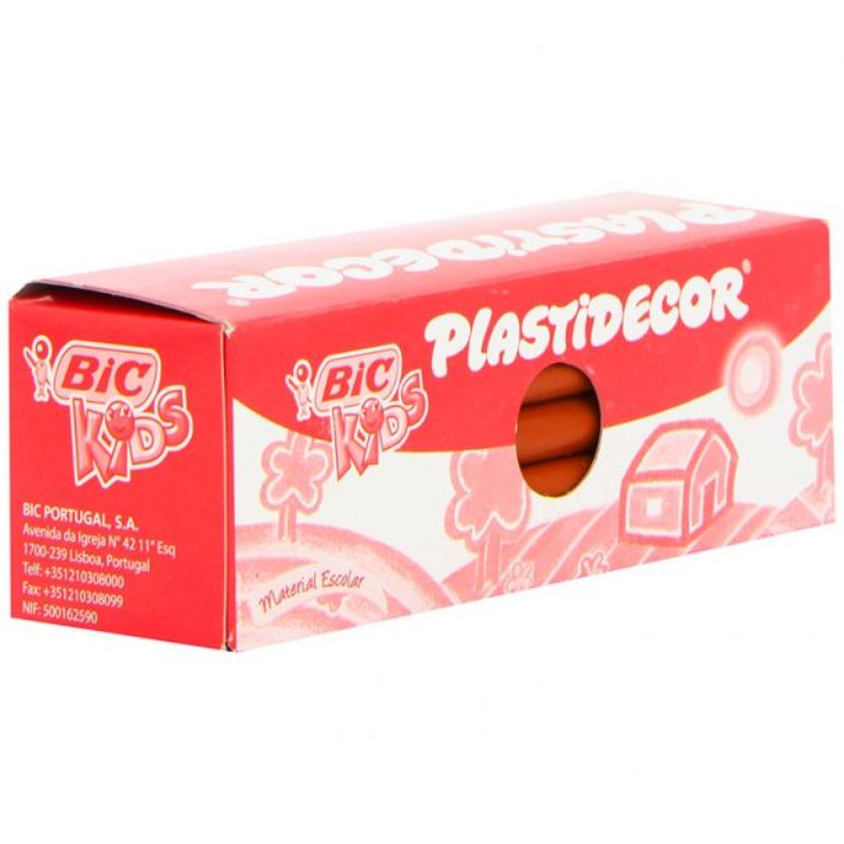 CERAS PLÁSTICAS BIC PLASTIDECOR KIDS MARRÓN /25 UD.
