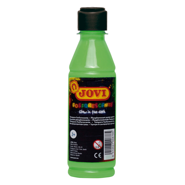 TÉMPERA LIQUIDA JOVI BOTE 250ML COLOR VERDE FLUORESCENTE