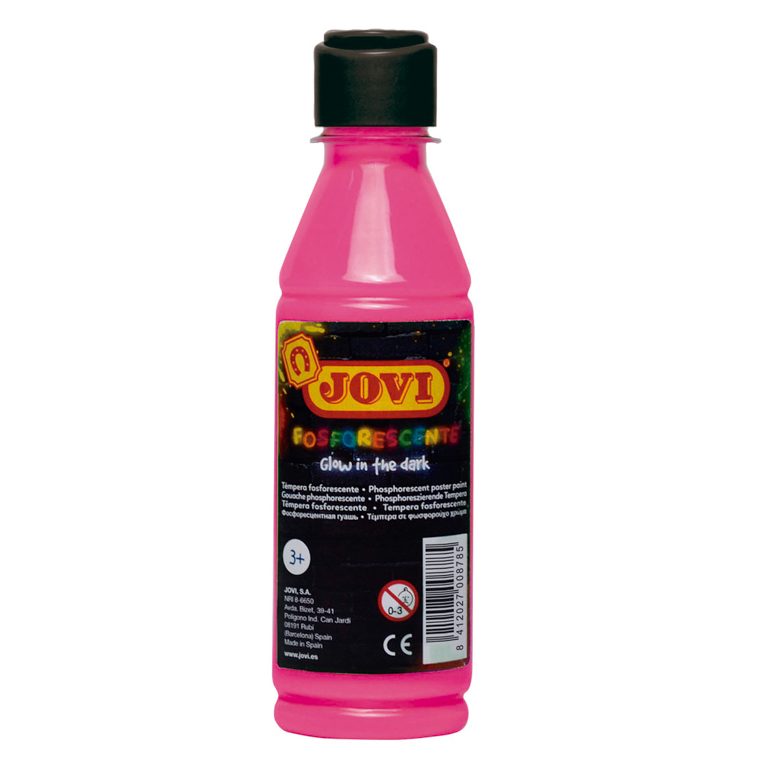 TÉMPERA LIQUIDA JOVI BOTE 250ML COLOR MAGENTA FLUORESCENTE