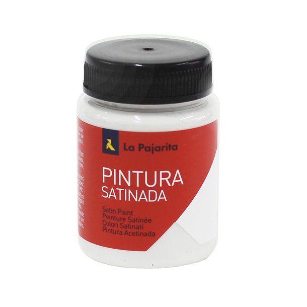 TEMPERA LATEX SATINADA LA PAJARITA BOTE 35 ML COLOR BLANCO