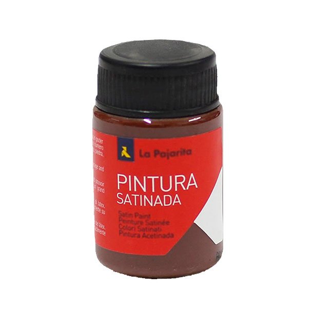 TEMPERA LATEX SATINADA LA PAJARITA BOTE 35ML COLOR CASTAÑO