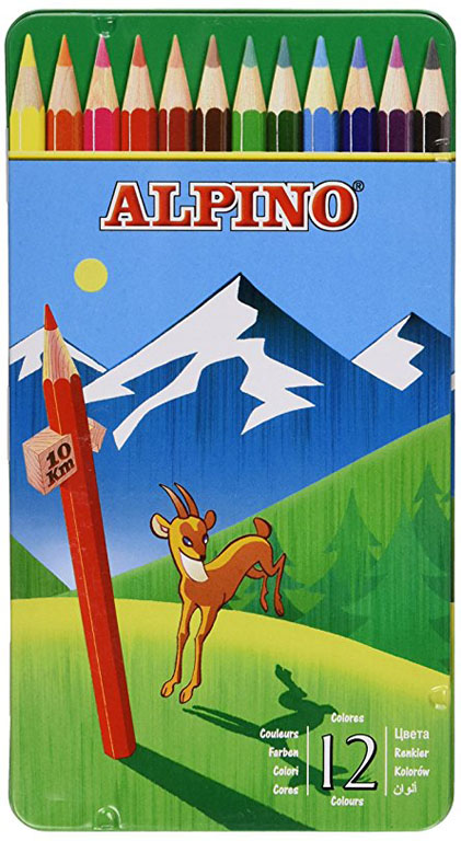 LAPIZ COLOR ALPINO 754 12 META