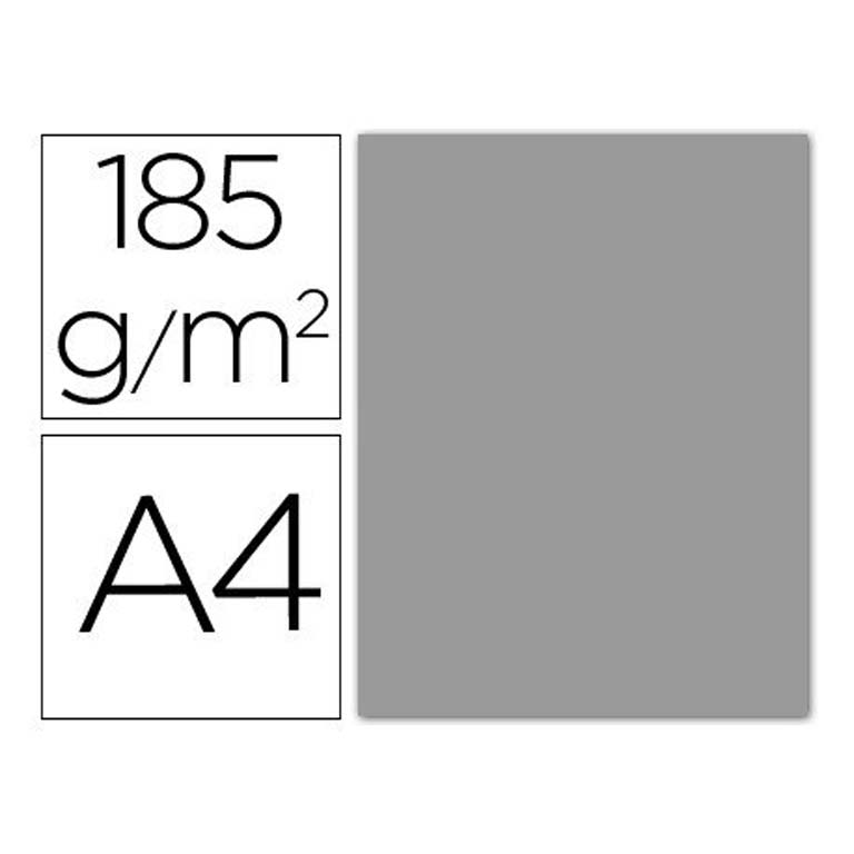 CARTULINA GUARRO A4 185G G.PERL 50/UD