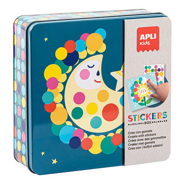 JUEGO EDUCATIVO STICKERS GAME LUNA APLI KIDS
