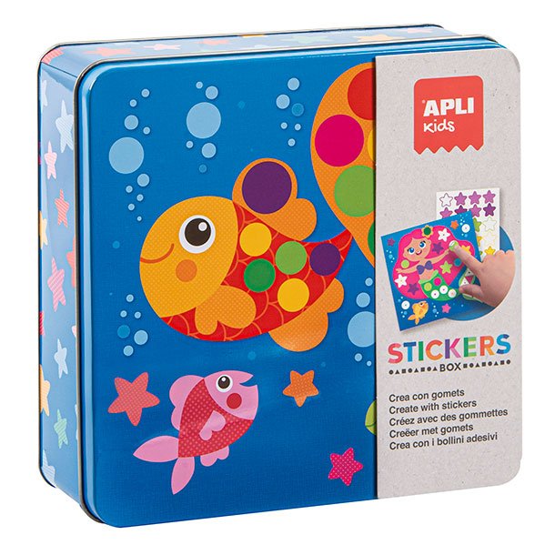 JUEGO EDUCATIVO STICKERS GAME PEZ GOMETS APLI KIDS
