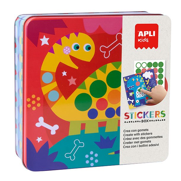 JUEGO EDUCATIVO STICKERS GAME DINO APLI KIDS
