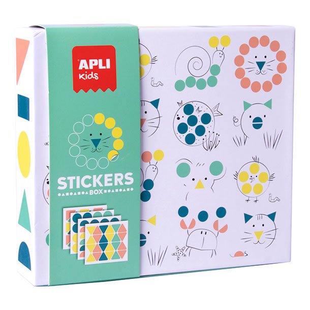 JUEGO EDUCATIVO STICKERS GAME ANIMALES APLI KIDS
