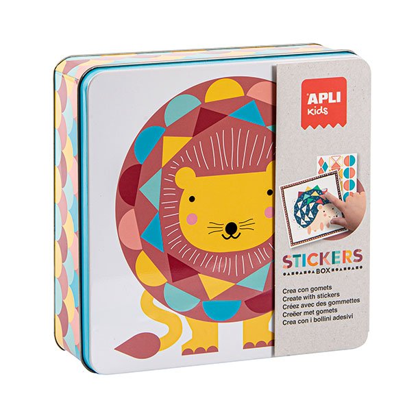 JUEGO EDUCATIVO STICKERS GAME LEÓN APLI KIDS
